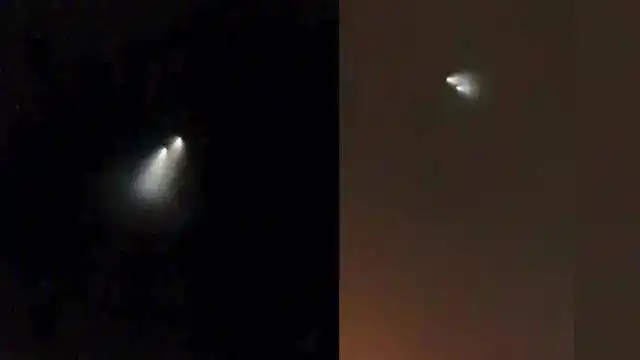 河南郑州不明发光体_石家庄空中现不明发光体 官方回应_山东网友拍到的疑似UFO