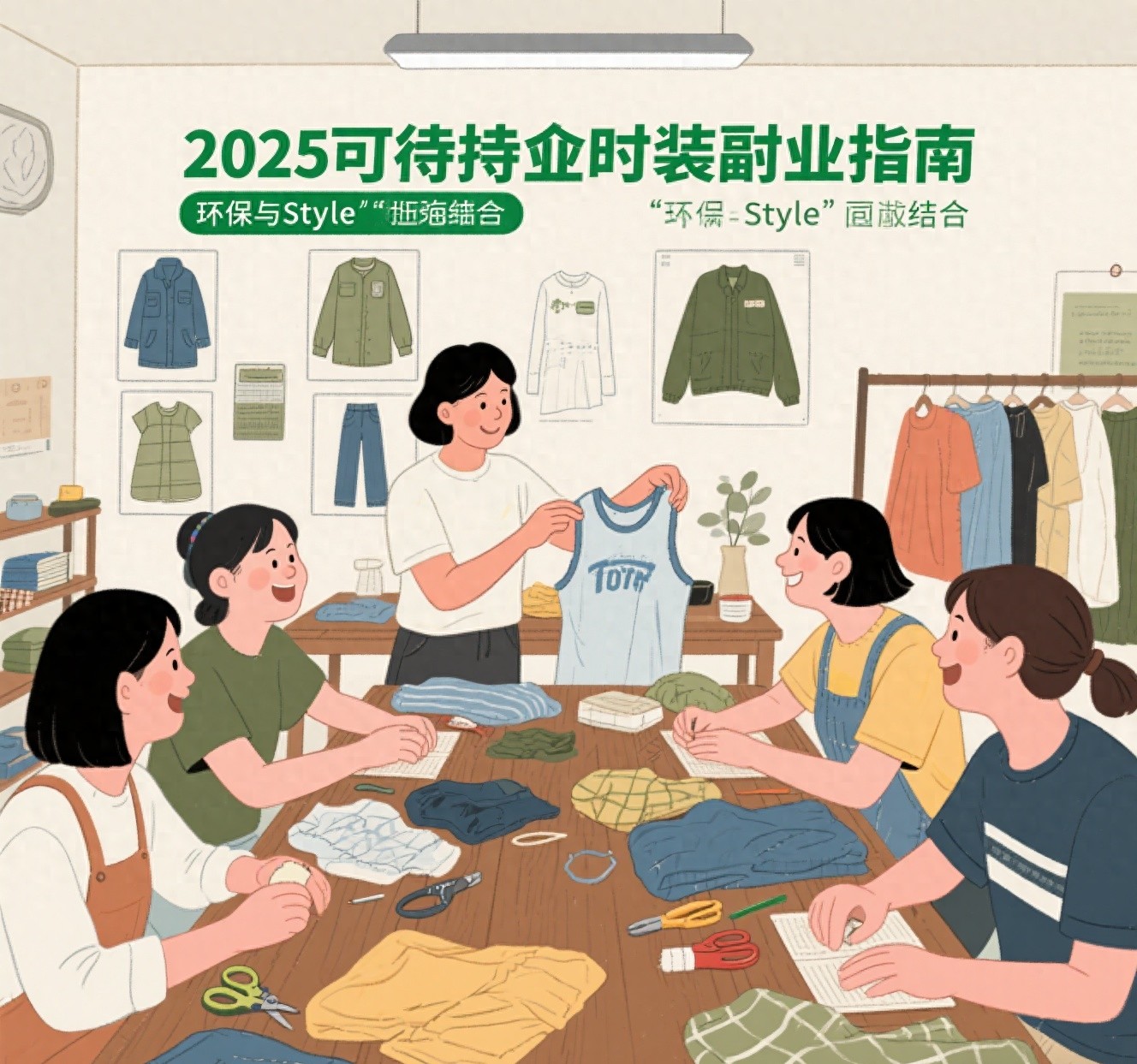 2025可持续时尚副业指南：环保与 style 的完美结合