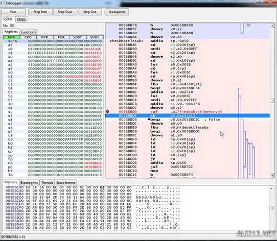 PCSX2 1.4.0 新特性_ps2游戏下载_PCSX2 调试器功能详解