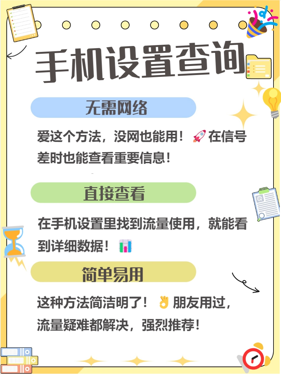 怎么查今天用多少流量_客服热线查询_手机设置查询