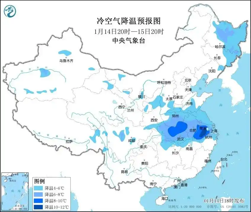 全国多地上演气温“过山车”_上海大风蓝色预警_上海寒潮预警