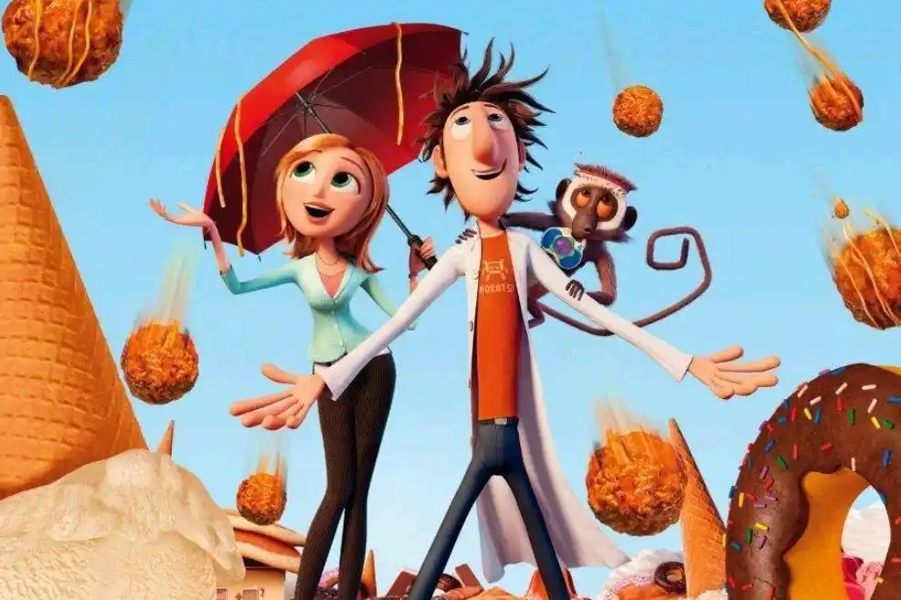 食物从天而降_天降美食电影两部_美食机器小岛故事