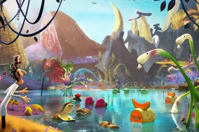 天降美食电影两部_美食机器小岛故事_食物从天而降