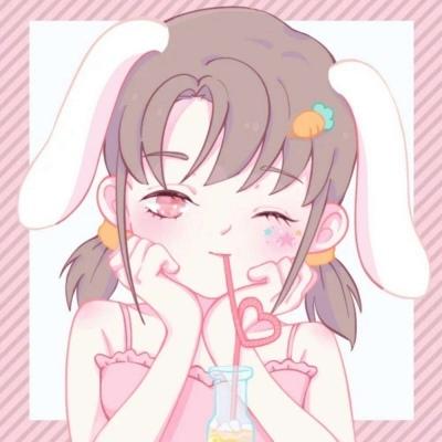 可爱画风的情侣头像