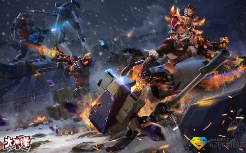 《大冲锋》坦克机甲国战原画(jpg)