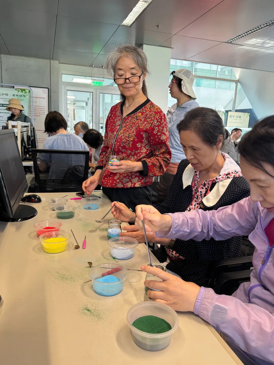 国家图书馆沙画艺术沙龙_北京沙画_沙绘千年指传非遗活动