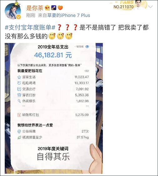 网友百万富翁身份_支付宝年度账单_支付宝家庭树变化几次图片