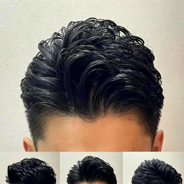 男生娃娃脸适合什么发型_纹理背头技巧_30岁男人发型