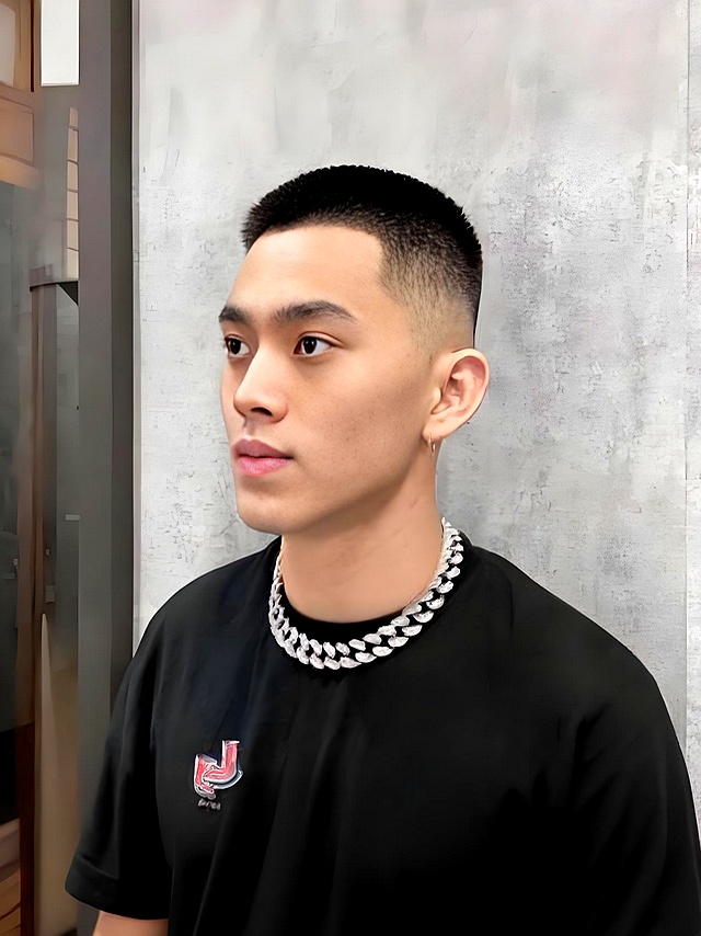 男生娃娃脸适合什么发型_30岁男人发型_纹理背头技巧