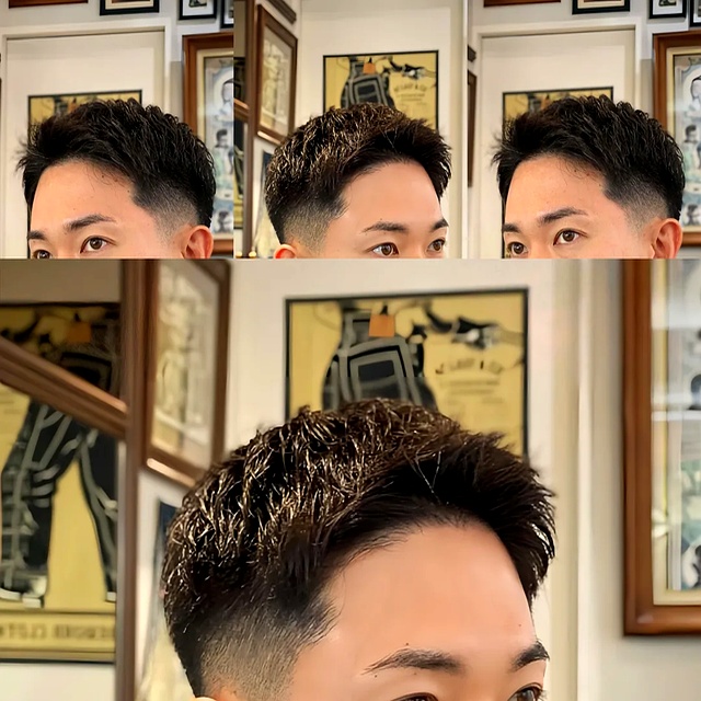 雾棕微湿背头发型教程_男生娃娃脸适合什么发型_30岁男士短发造型方案