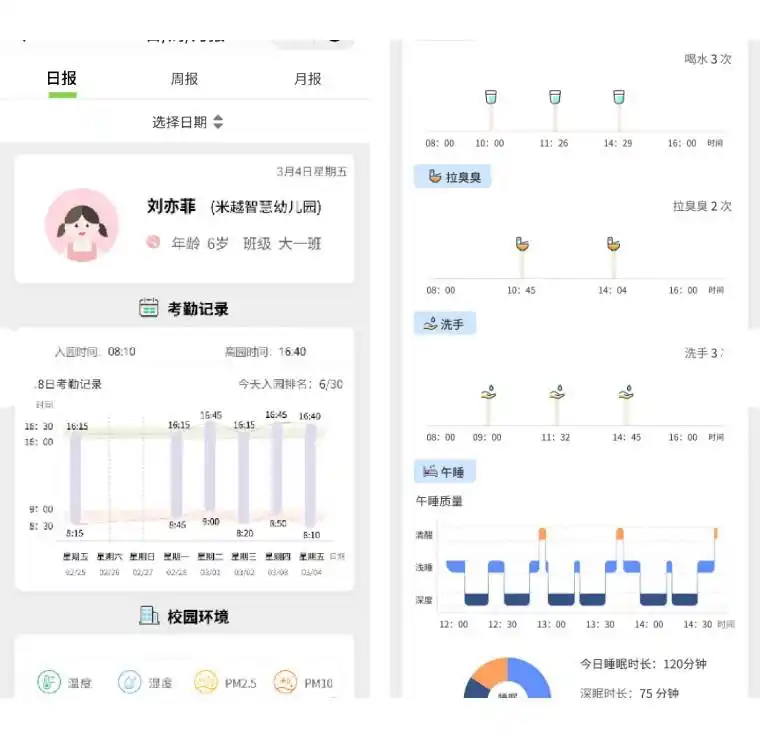 幼儿园实时监控 家长担忧 幼儿园数智化管理系统_米学网家长版官方下载