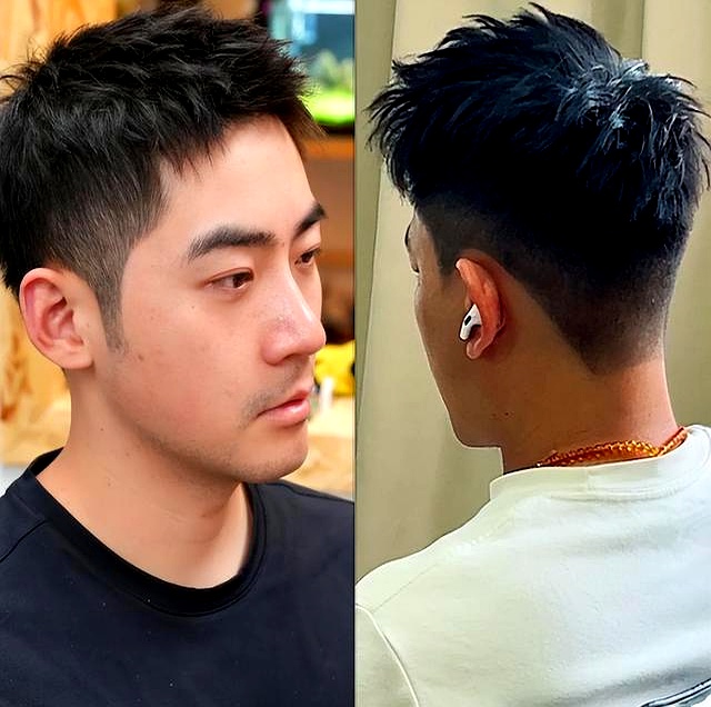 男生娃娃脸适合什么发型_寸头不显老_中年男人减龄发型