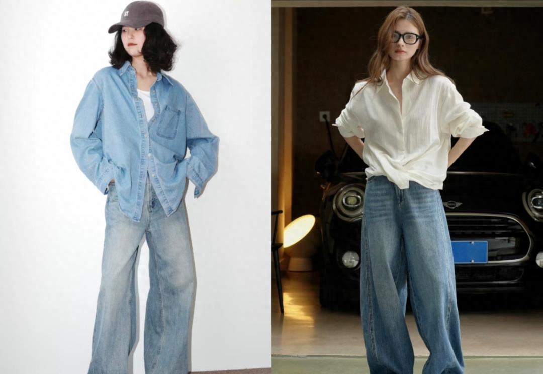 宽松牛仔裤_微喇牛仔裤_最新款牛仔裤