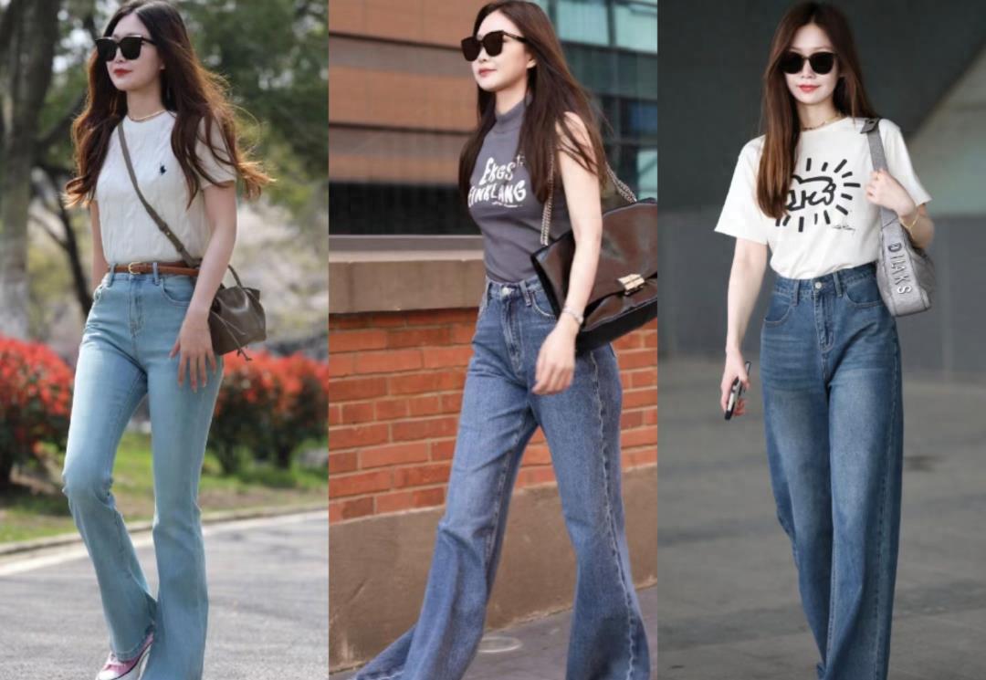 最新款牛仔裤_微喇牛仔裤_宽松牛仔裤