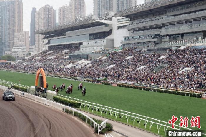 香港举办冠军赛马日 吸引逾4.6万名观众入场观赛