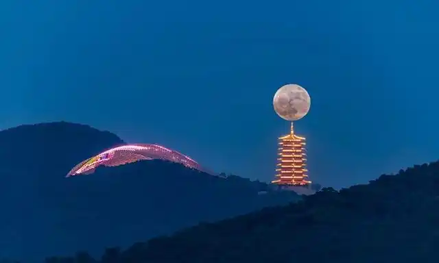 今年中秋超级月亮赏月天气_中秋超级月亮拍摄技巧_60秒延时摄影赏中秋月