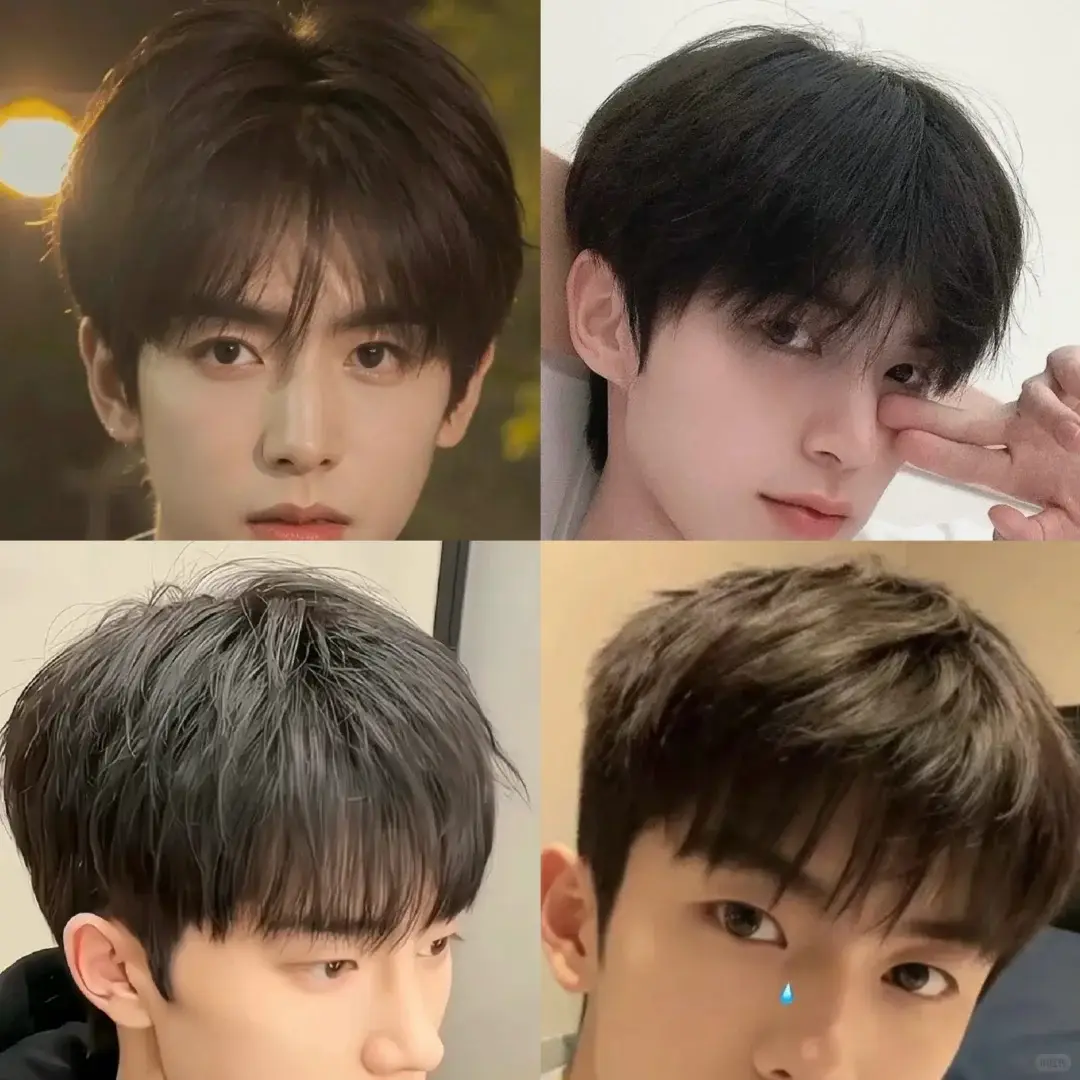 男士微分碎盖发型_显发量短发技巧_男短发发型名称