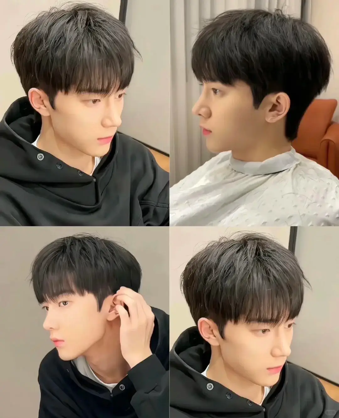 男士微分碎盖发型_显发量短发技巧_男短发发型名称