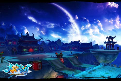 大笑江湖手游_3D武侠手游_笑傲江湖游戏壁纸