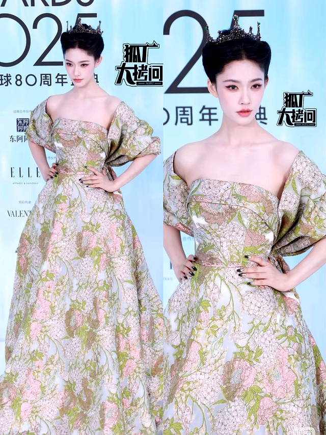 三亚红毯明星穿搭_高定礼服海边翻车_女星红毯大尺度着装