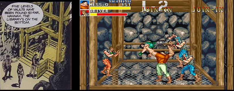 恐龙快打游戏场景原型_恐龙快打漫画剧情_恐龙快打街机版下载