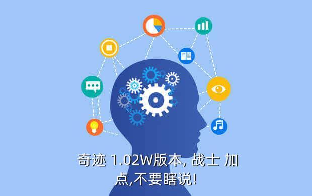 奇迹 1.02W版本, 战士 加点,不要瞎说!