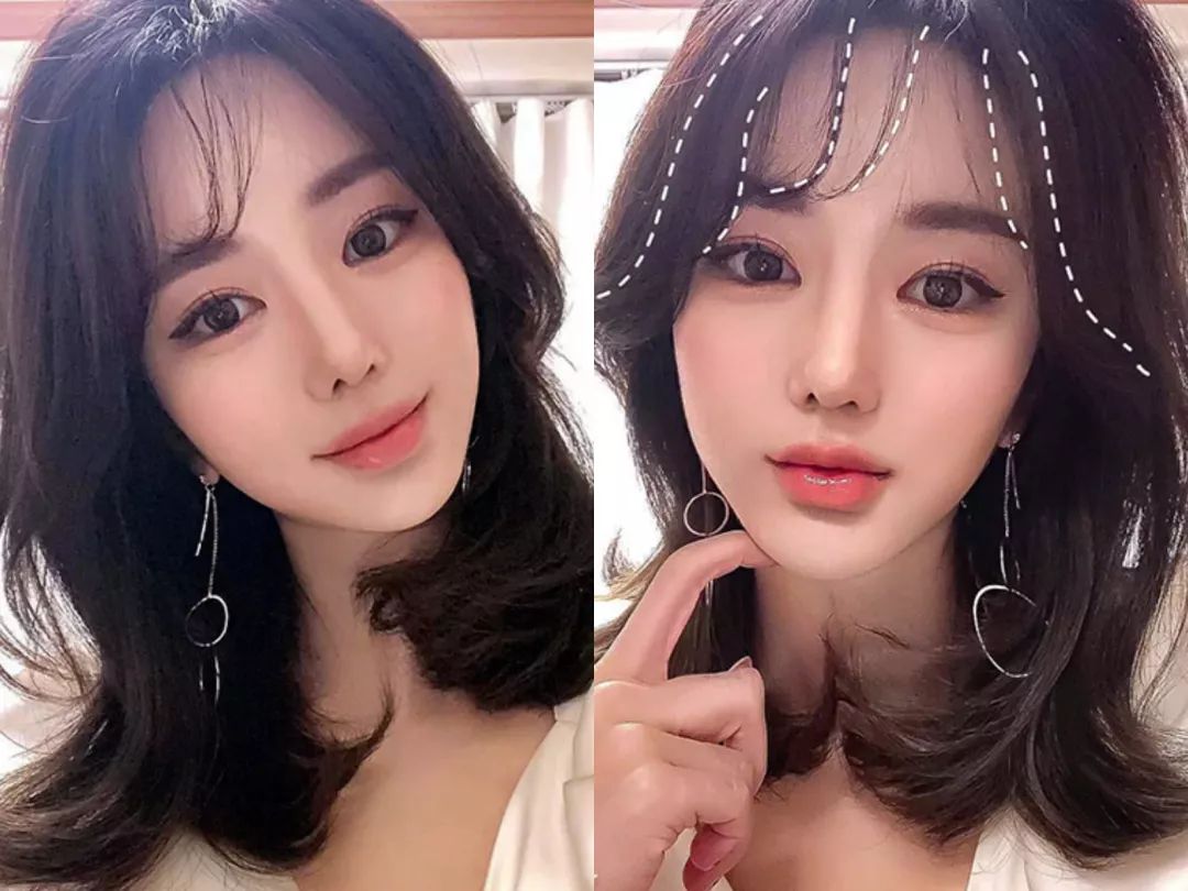 法式刘海发型_中长烫卷发法式刘海_薄刘海适合什么脸型