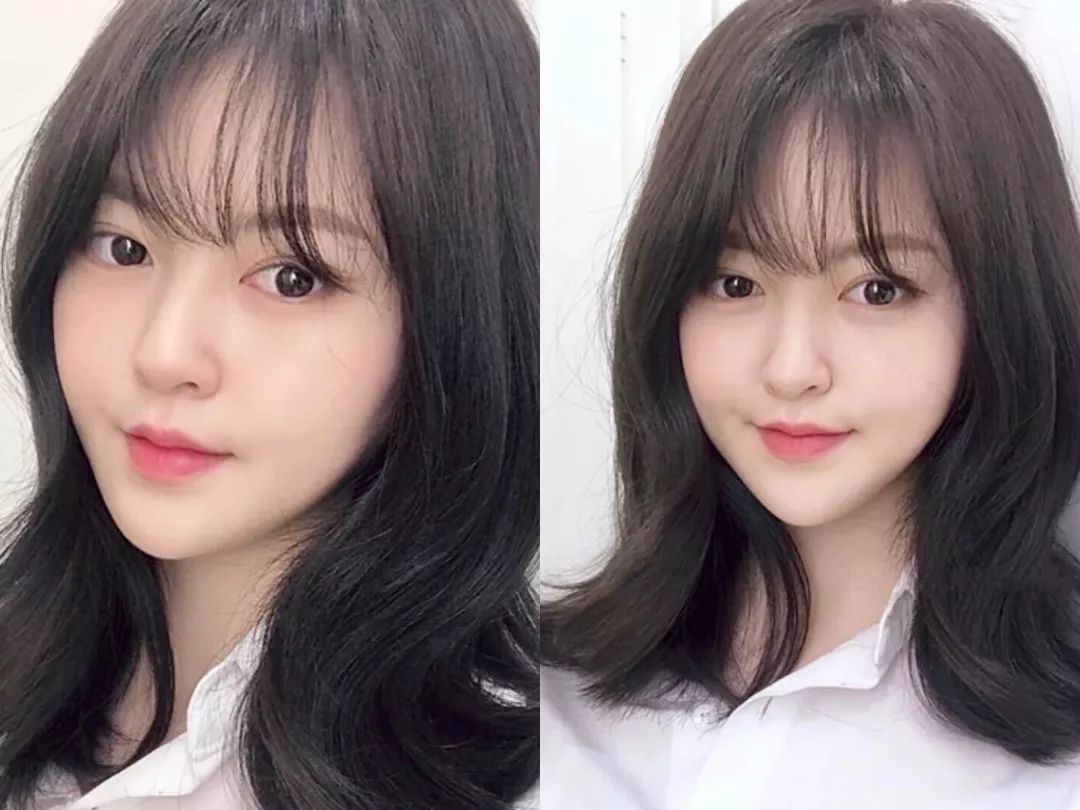 法式刘海发型_薄刘海适合什么脸型_中长烫卷发法式刘海