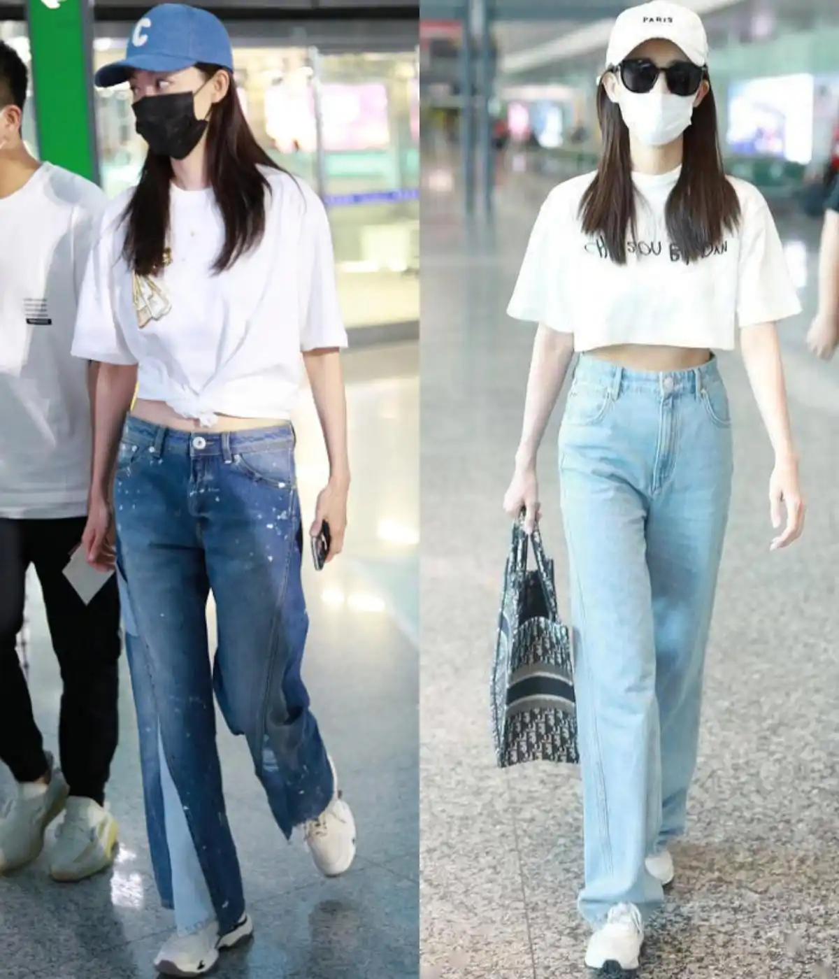 中年女性基础款时尚搭配_46岁女人穿衣服_刘涛T恤穿搭