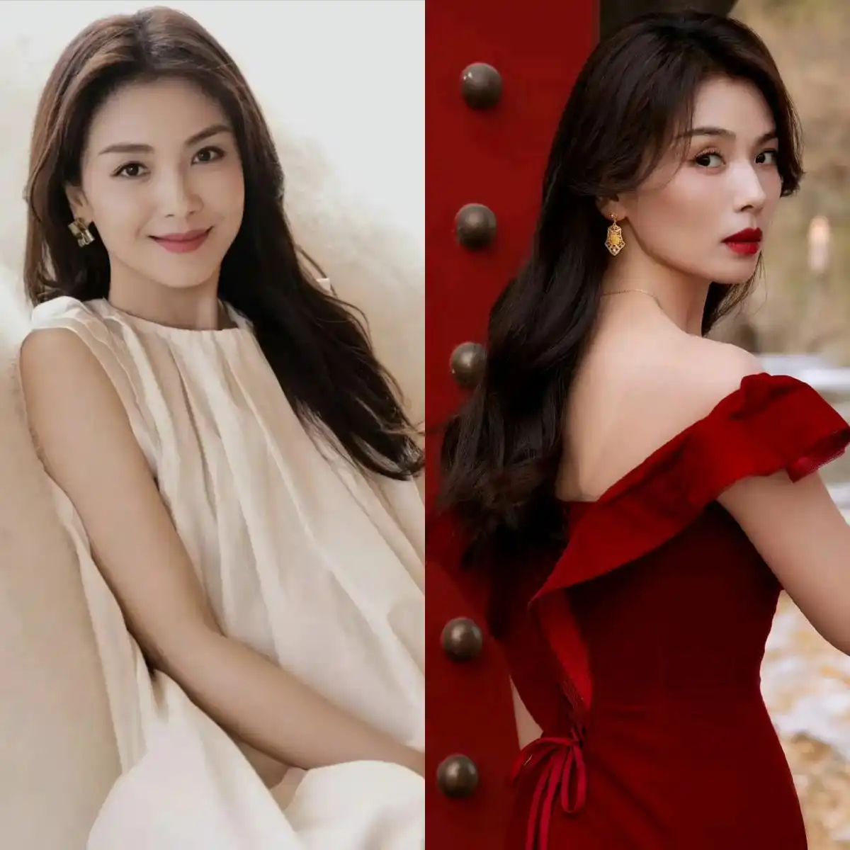 刘涛T恤穿搭_46岁女人穿衣服_中年女性基础款时尚搭配