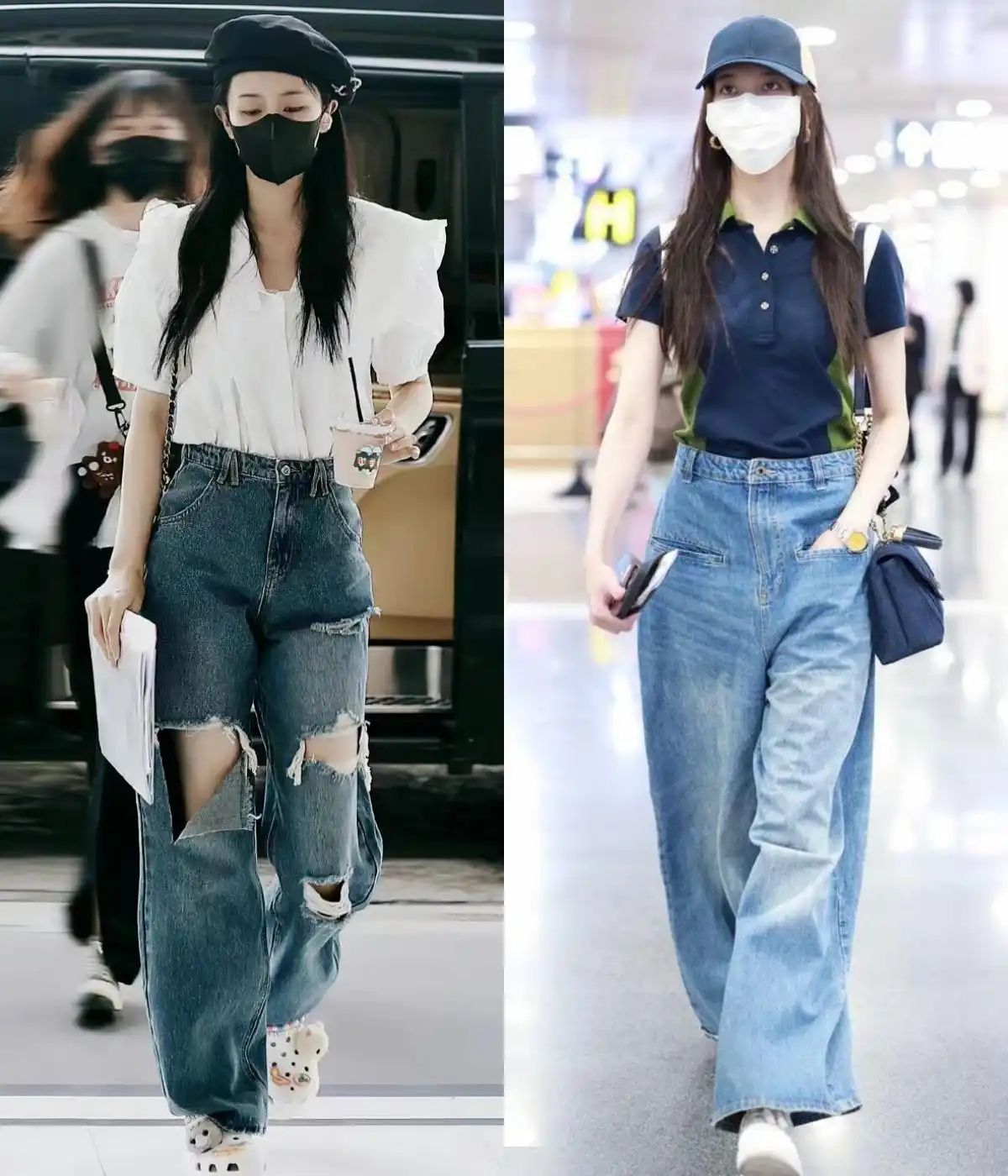 46岁女人穿衣服_刘涛T恤穿搭_中年女性基础款时尚搭配