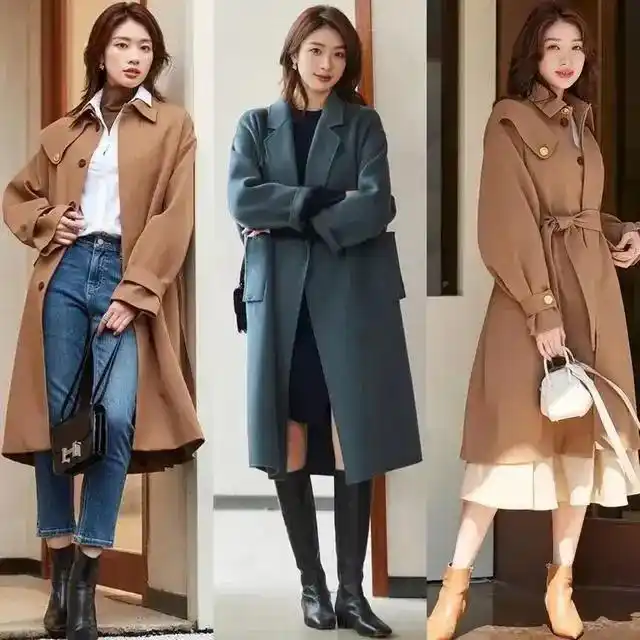 高腰收腰款式选择_大衣外套选购技巧_46岁女人穿衣服