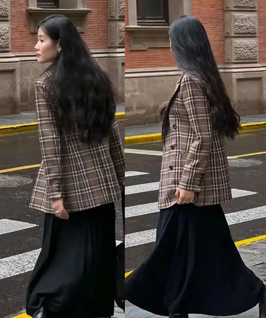 46岁女人穿衣服_春季女性穿搭_小西装搭配技巧