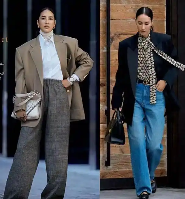 春季女性穿搭_46岁女人穿衣服_小西装搭配技巧