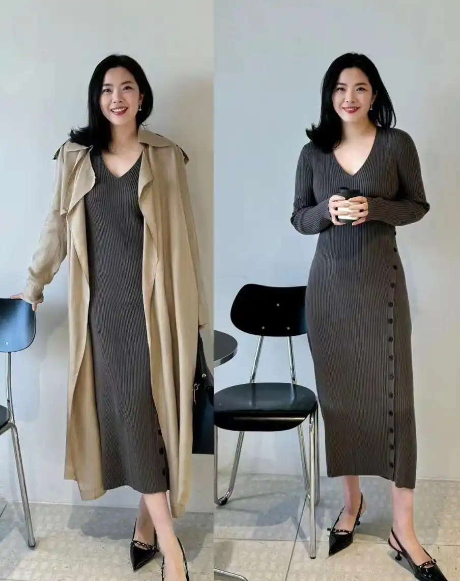 46岁女人穿衣服_小西装搭配技巧_春季女性穿搭