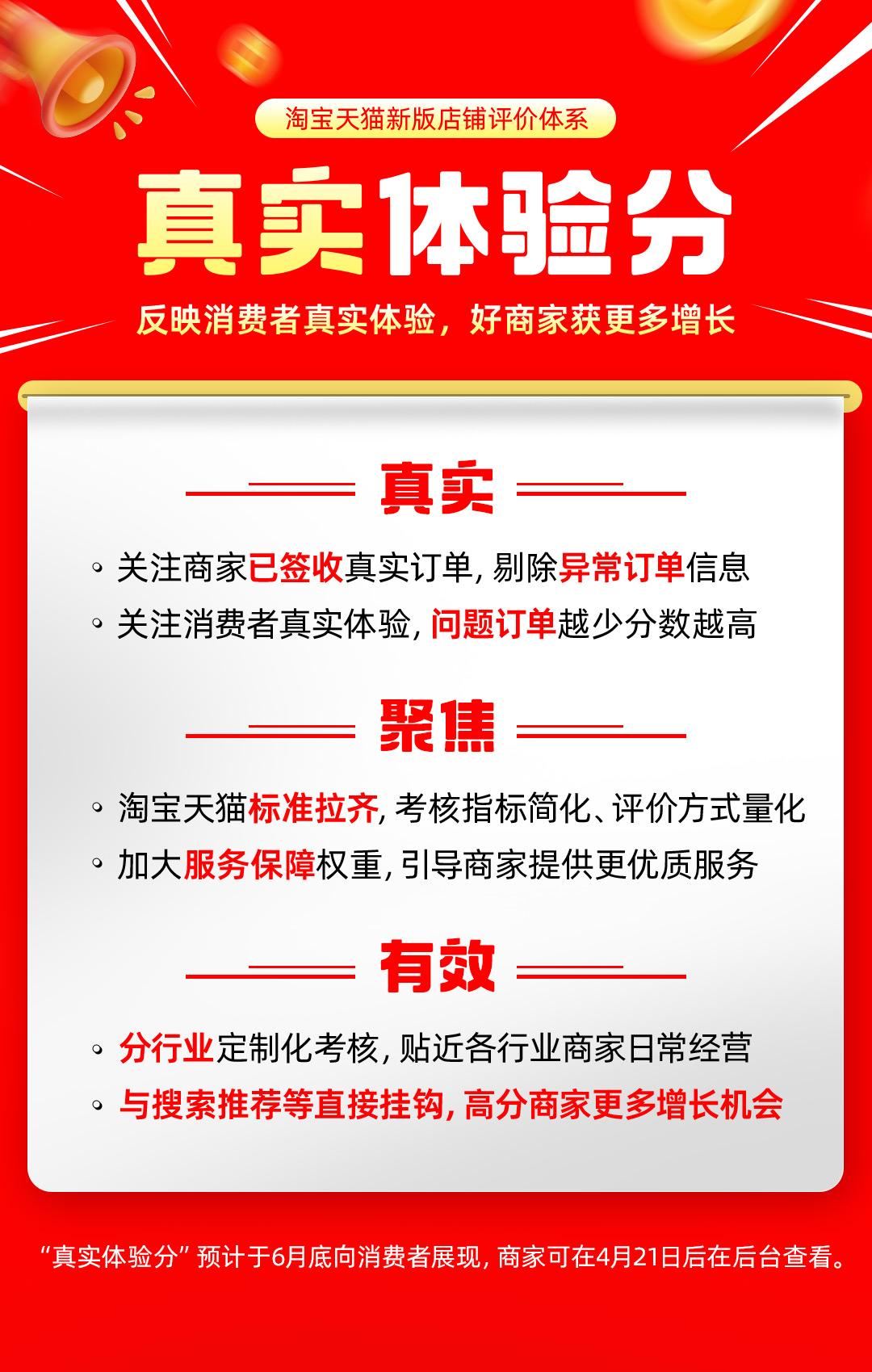 淘宝真实体验分评价体系更新_淘宝店铺真实体验分规范_淘宝宝贝关键字优化