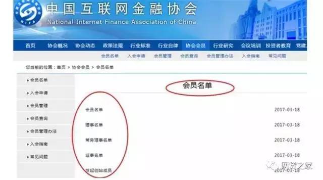 重磅！中国互联网金融协会公布会员名单，已有104家P2P平台加入