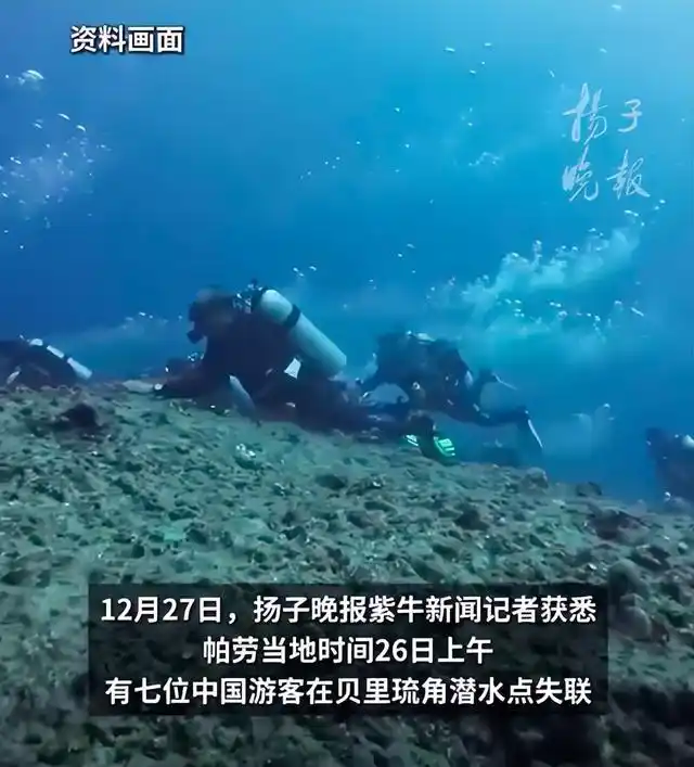 全部生还！7名中国游客帕劳潜水失联，在水里泡了近30小时