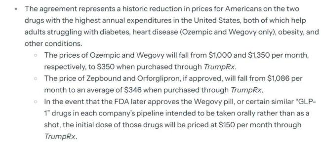 白宫宣布减肥药降价 药企高管晕倒 药品控价协议达成