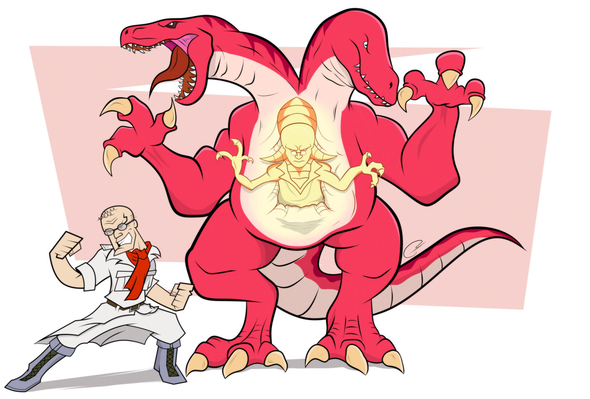 恐龙快打街机游戏原创人物分析_恐龙快打街机版下载_恐龙快打街机游戏BOSS角色介绍