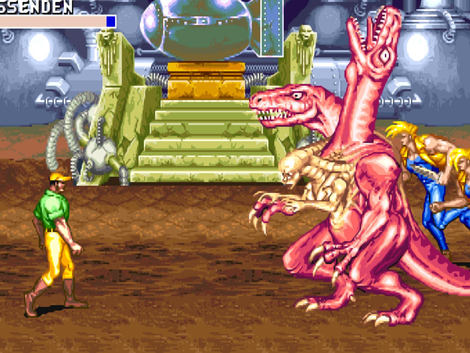 恐龙快打街机游戏BOSS角色介绍_恐龙快打街机游戏原创人物分析_恐龙快打街机版下载