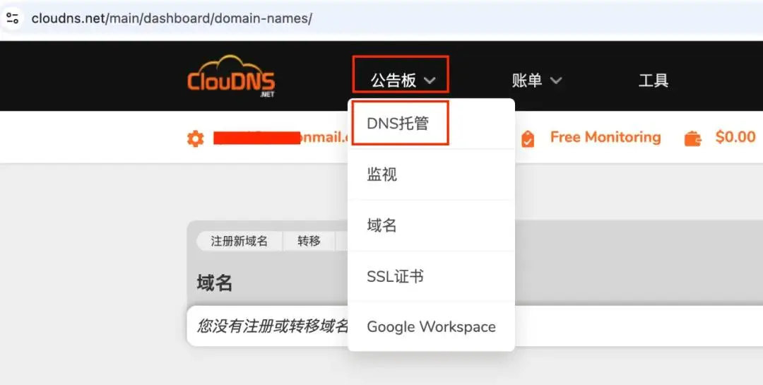 cloudflare域名解析设置_cloudns免费域名创建_好用免费 动态域名