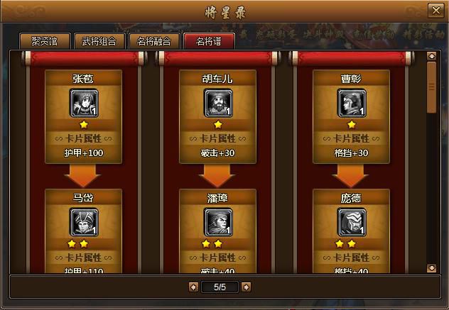 街机三国名将谱