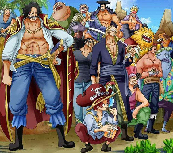 香克斯身世_香克斯与罗杰的关系_海贼王邪恶漫画全集图片