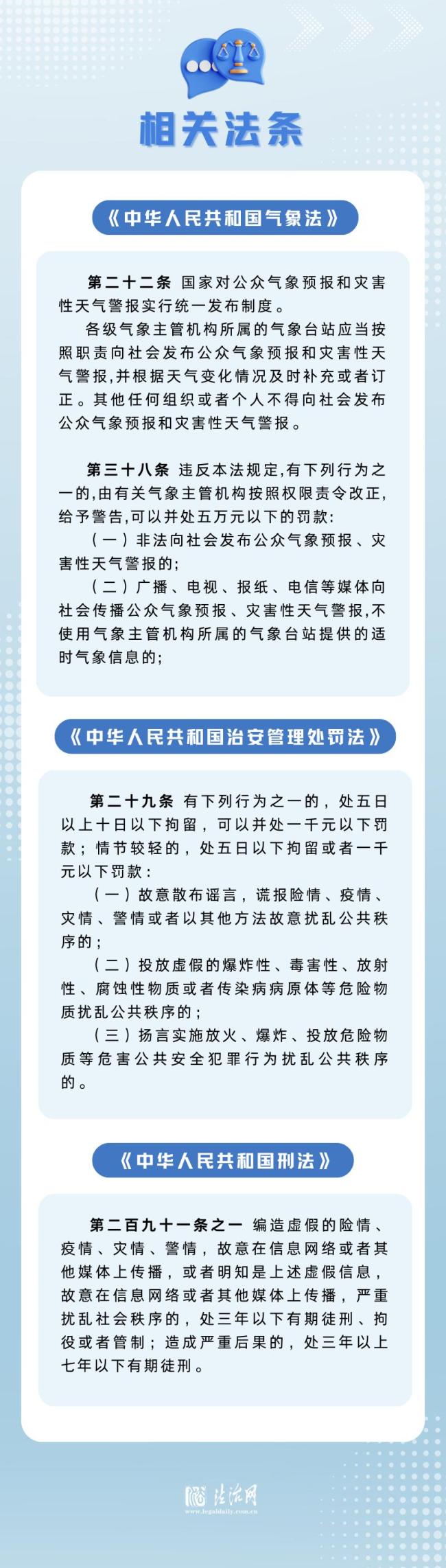 净网:发虚假天气编灾情谣言，多人被罚! 严打网络不实信息