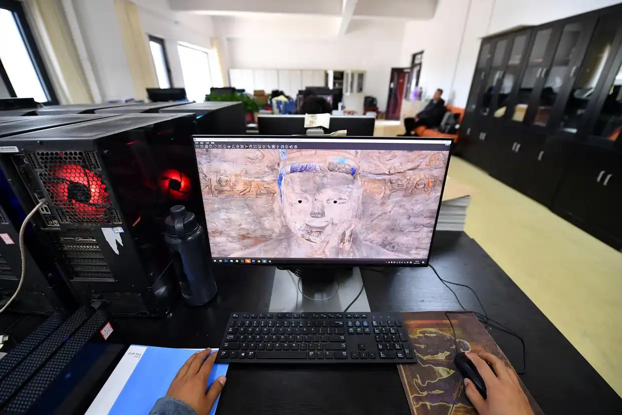 云冈石窟文物保护 数字化保护中心 90后文物医生_云冈大佛都被山西消防喊来上班