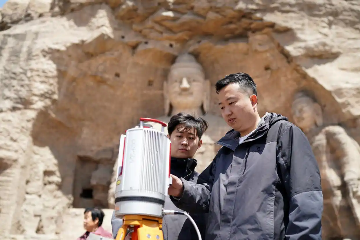 云冈石窟文物保护 数字化保护中心 90后文物医生_云冈大佛都被山西消防喊来上班