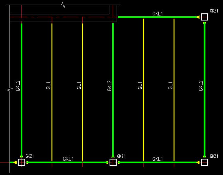 钢结构连接施工图示_混凝土次梁布置差异_钢结构次梁布置