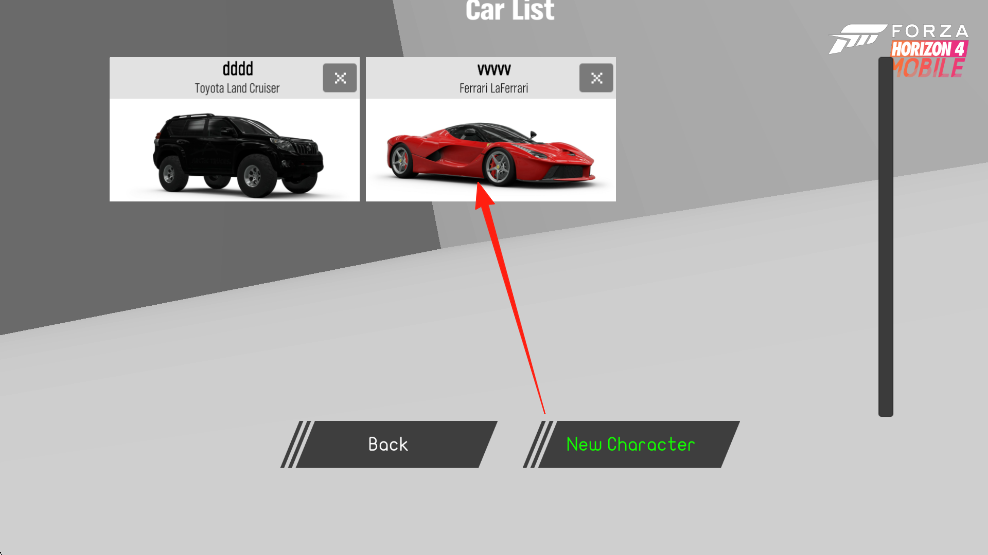 极限竞速地平线4手机版怎么切换车辆_地平线4手机版下载教程_极限竞速地平线4手机版下载