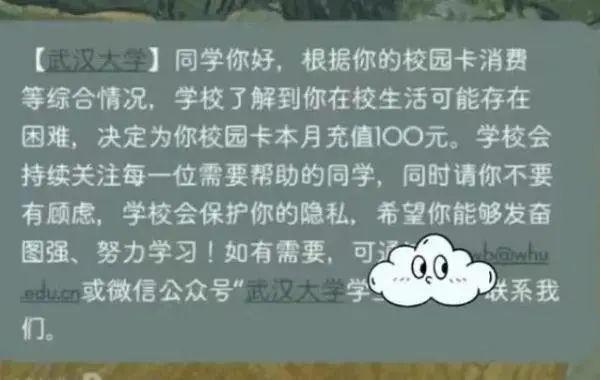 高校偷偷充饭卡_武汉大学校园卡网上支付平台_家庭经济困难学生补助
